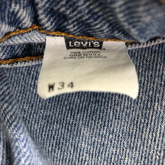 Levi's Light Blue Jean Shorts Orange Tag for Men - Picture 5 of 7